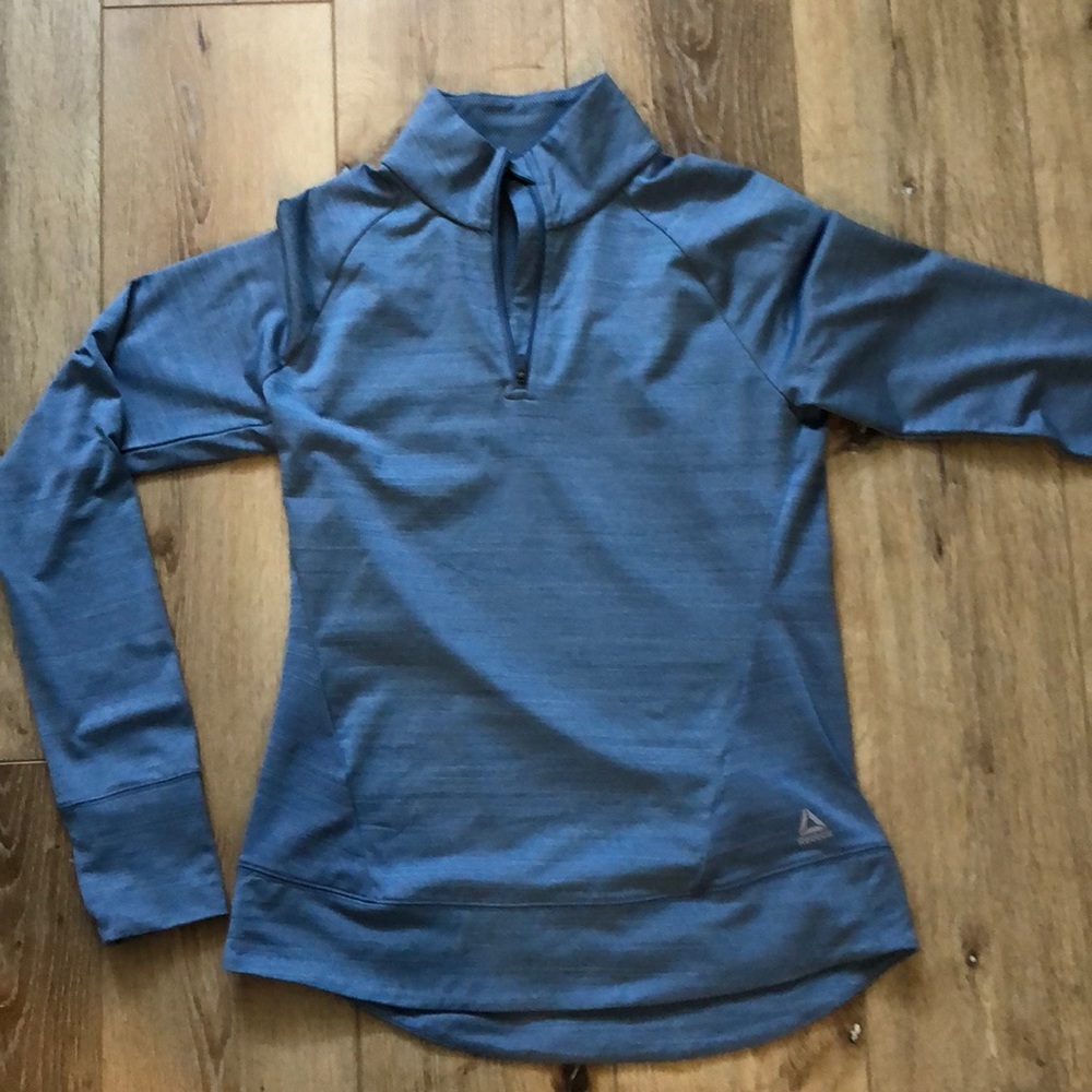 reebok half zip up workout jacket